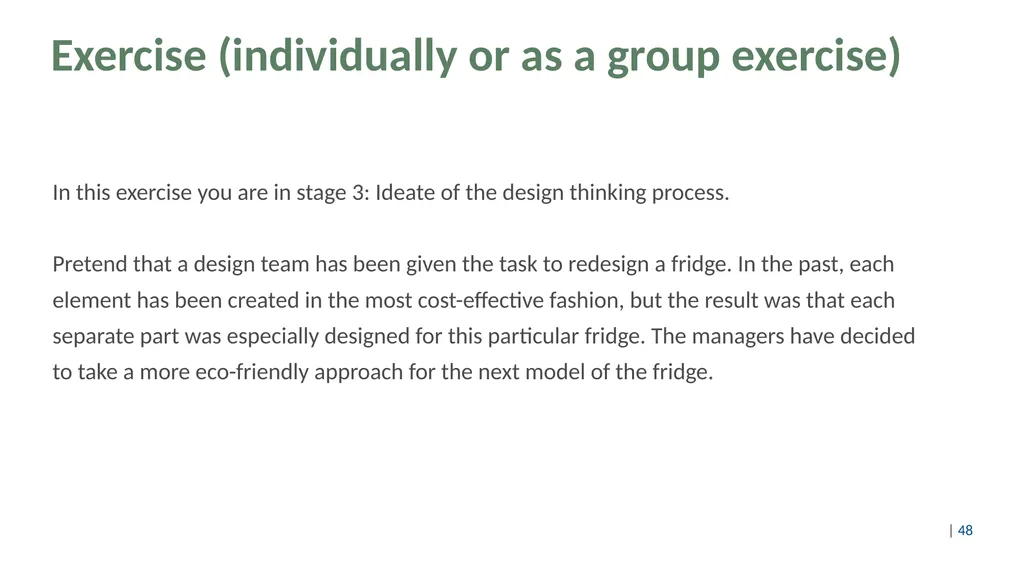 Design thinking for circular products Content Part - slide 48 of 57