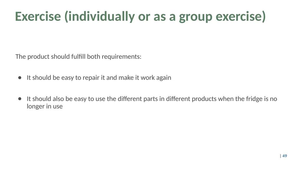 Design thinking for circular products Content Part - slide 49 of 57