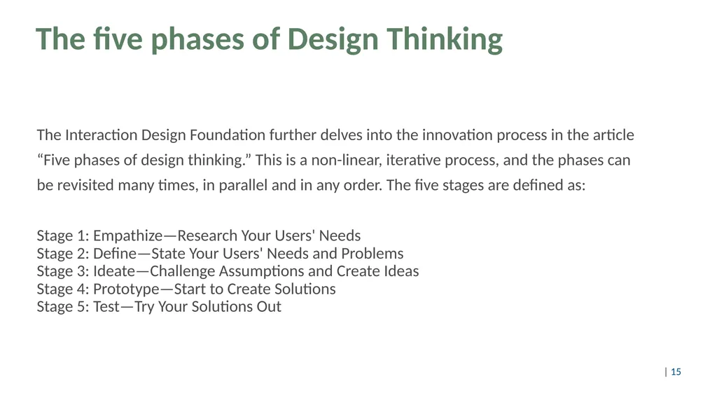 Design thinking for circular products Content Part - slide 15 of 57