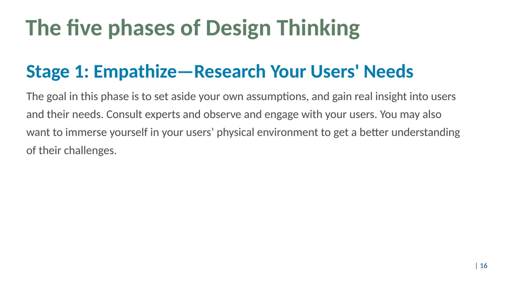 Design thinking for circular products Content Part - slide 16 of 57