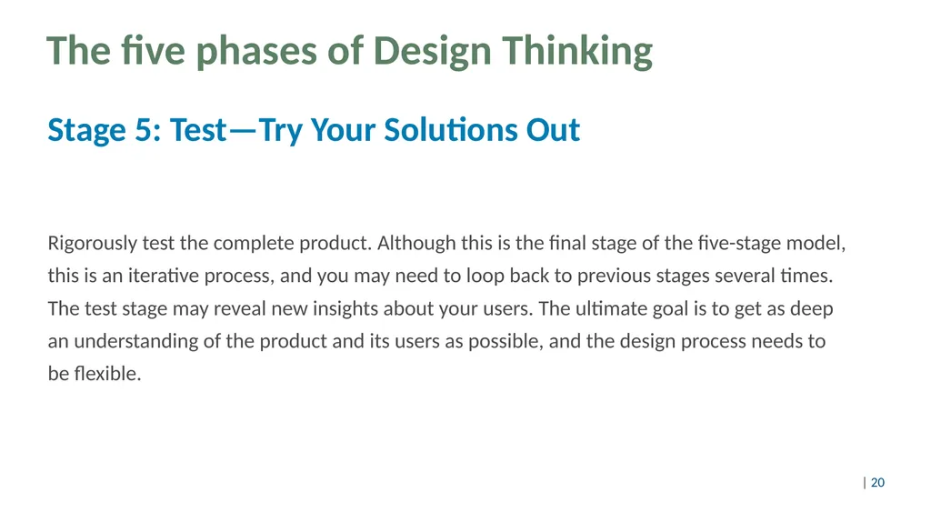 Design thinking for circular products Content Part - slide 20 of 57