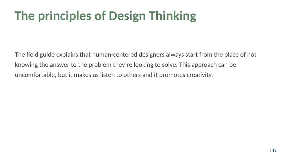 Design thinking for circular products Content Part - slide 13 of 57