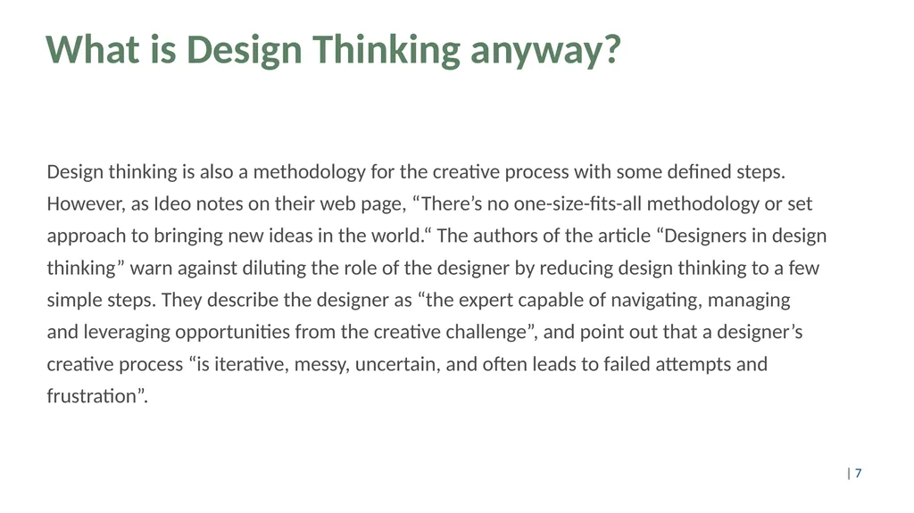 Design thinking for circular products Content Part - slide 7 of 57
