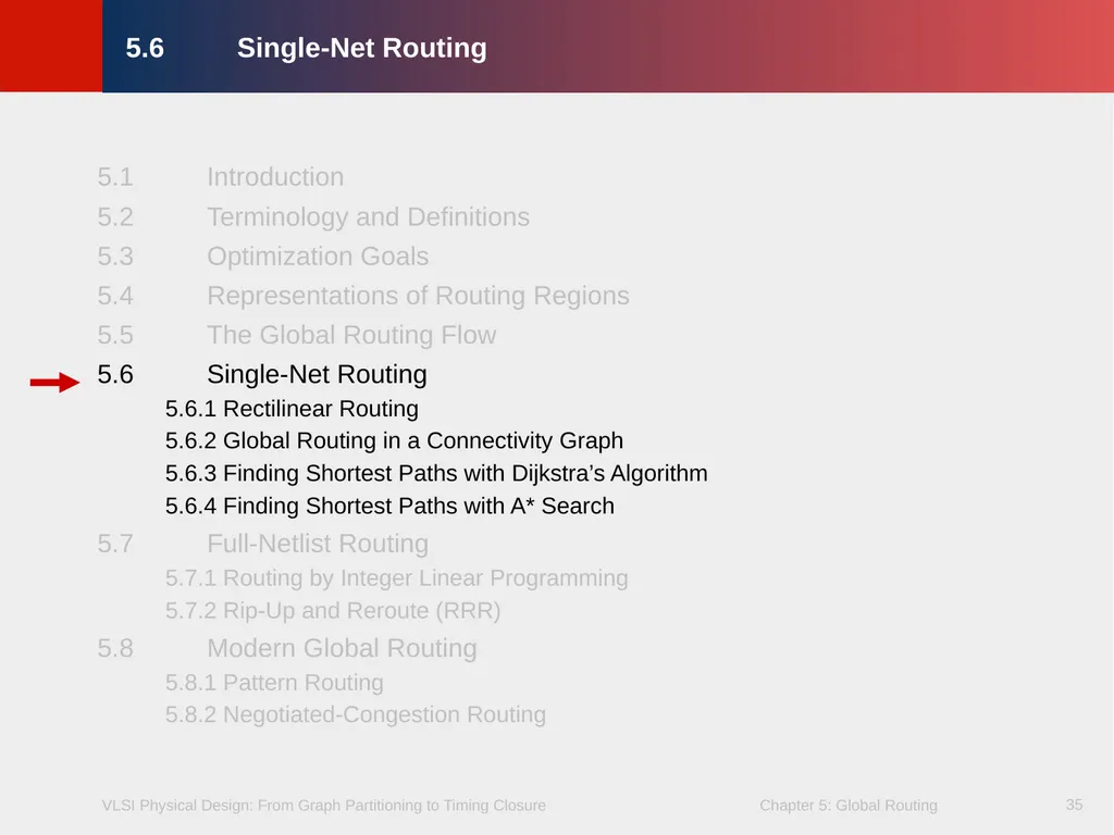 Chapter 5 – Global Routing 2 Chapter 5 – Global - slide 35 of 101