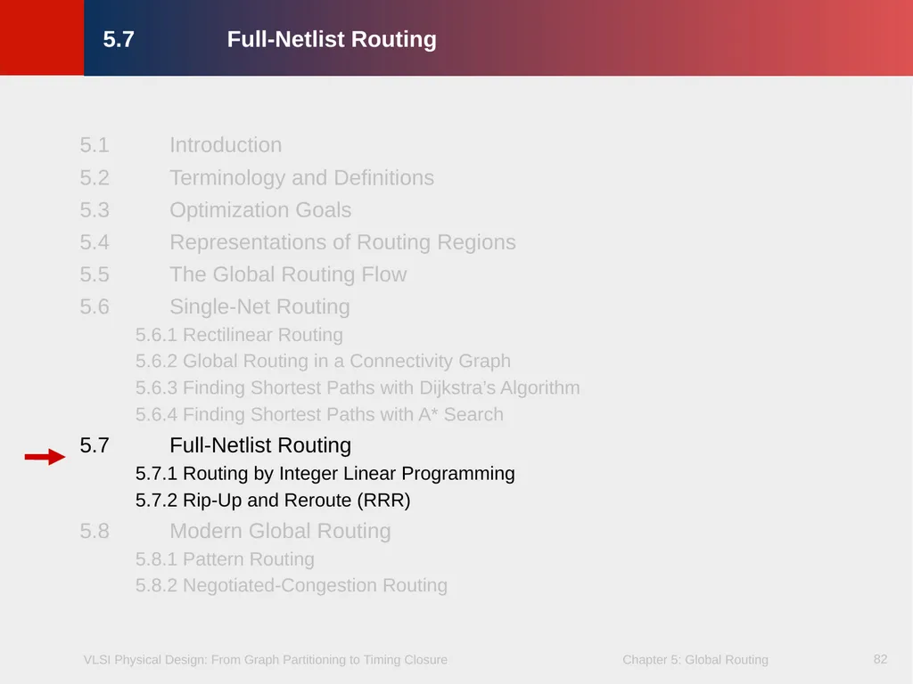 Chapter 5 – Global Routing 2 Chapter 5 – Global - slide 82 of 101