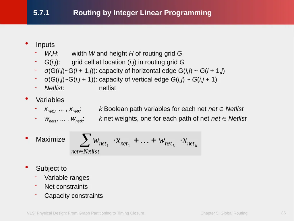 Chapter 5 – Global Routing 2 Chapter 5 – Global - slide 86 of 101