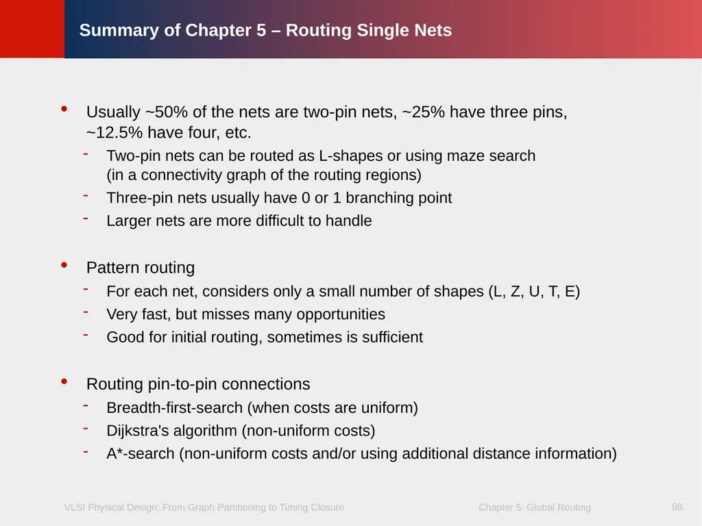 Chapter 5 – Global Routing 2 Chapter 5 – Global - slide 98 of 101