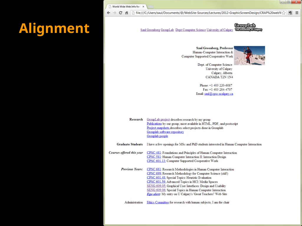 Graphical Screen Design Part 1: Contrast, - slide 11 of 25