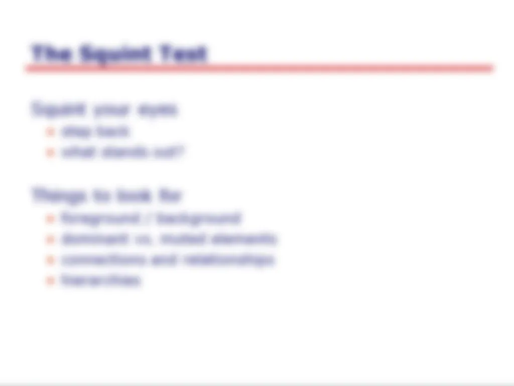 Graphical Screen Design Part 1: Contrast, - slide 16 of 25