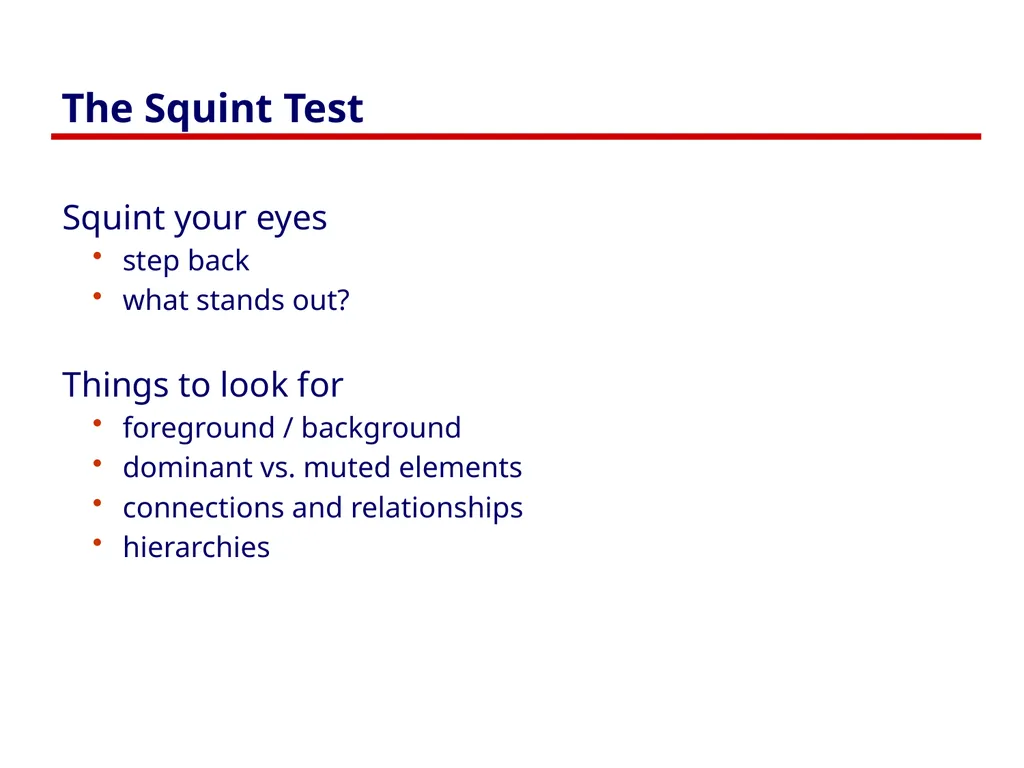 Graphical Screen Design Part 1: Contrast, - slide 15 of 25
