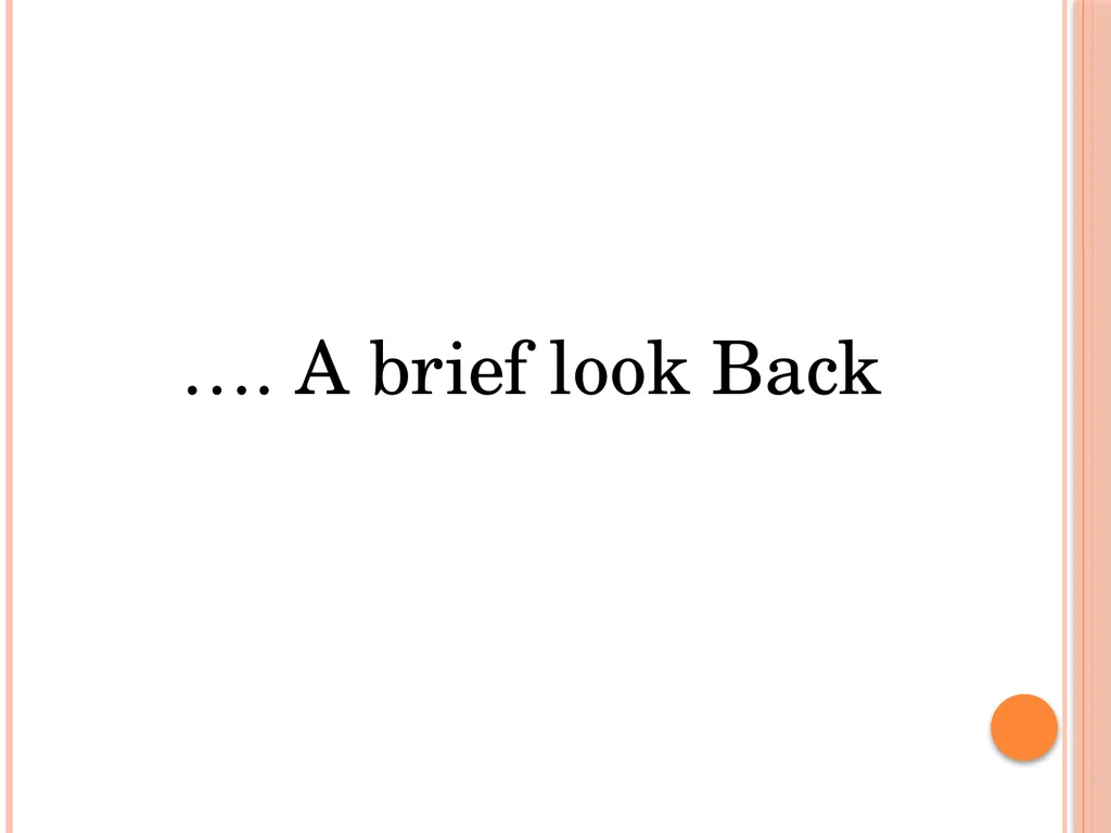 …. A brief look Back Computer graphics are