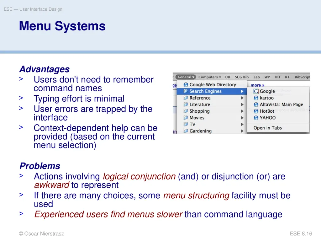 Introduction to Software Engineering 8. User - slide 16 of 33