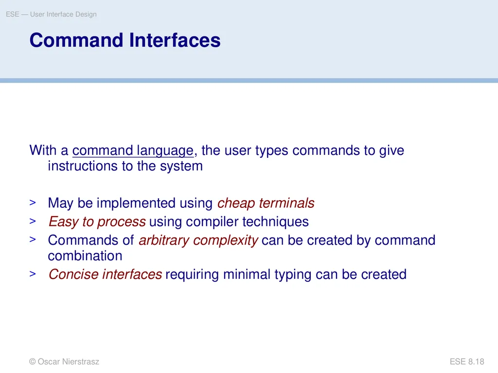 Introduction to Software Engineering 8. User - slide 18 of 33