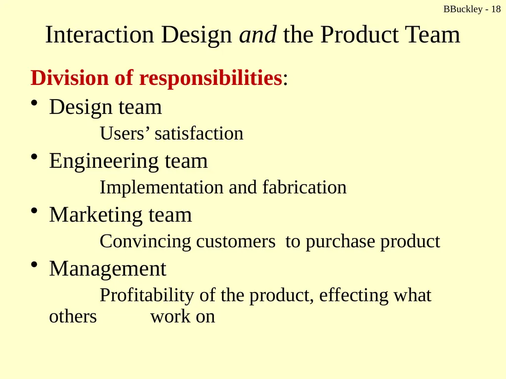 BBuckley - 1 CSc 238 Human Computer Interface - slide 18 of 63