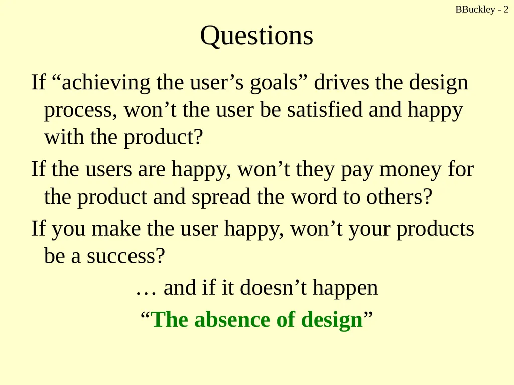 BBuckley - 1 CSc 238 Human Computer Interface - slide 2 of 63