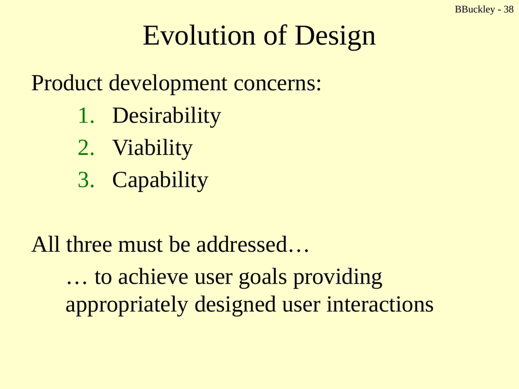BBuckley - 1 CSc 238 Human Computer Interface - slide 38 of 63