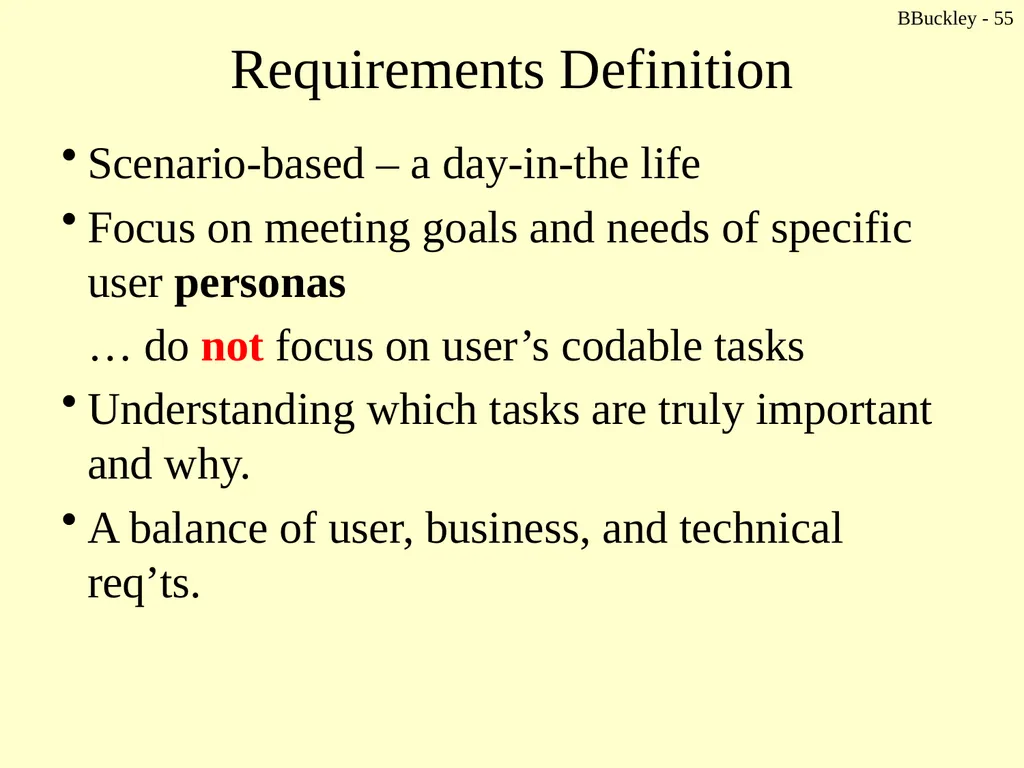 BBuckley - 1 CSc 238 Human Computer Interface - slide 55 of 63