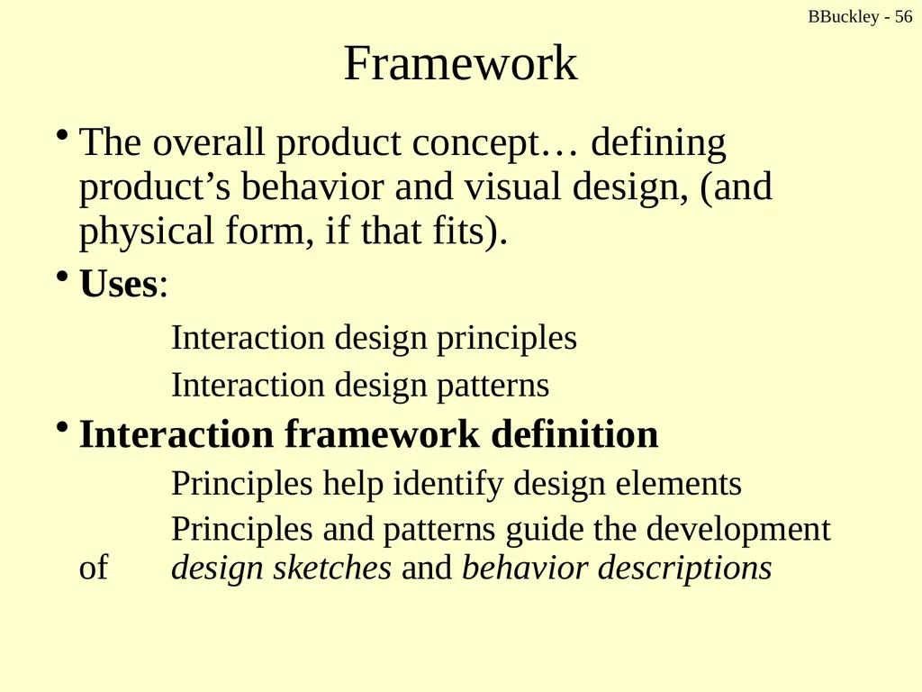 BBuckley - 1 CSc 238 Human Computer Interface - slide 56 of 63
