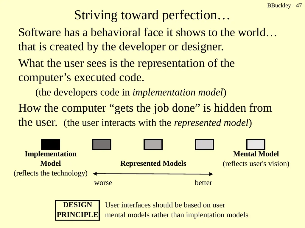 BBuckley - 1 CSc 238 Human Computer Interface - slide 47 of 63