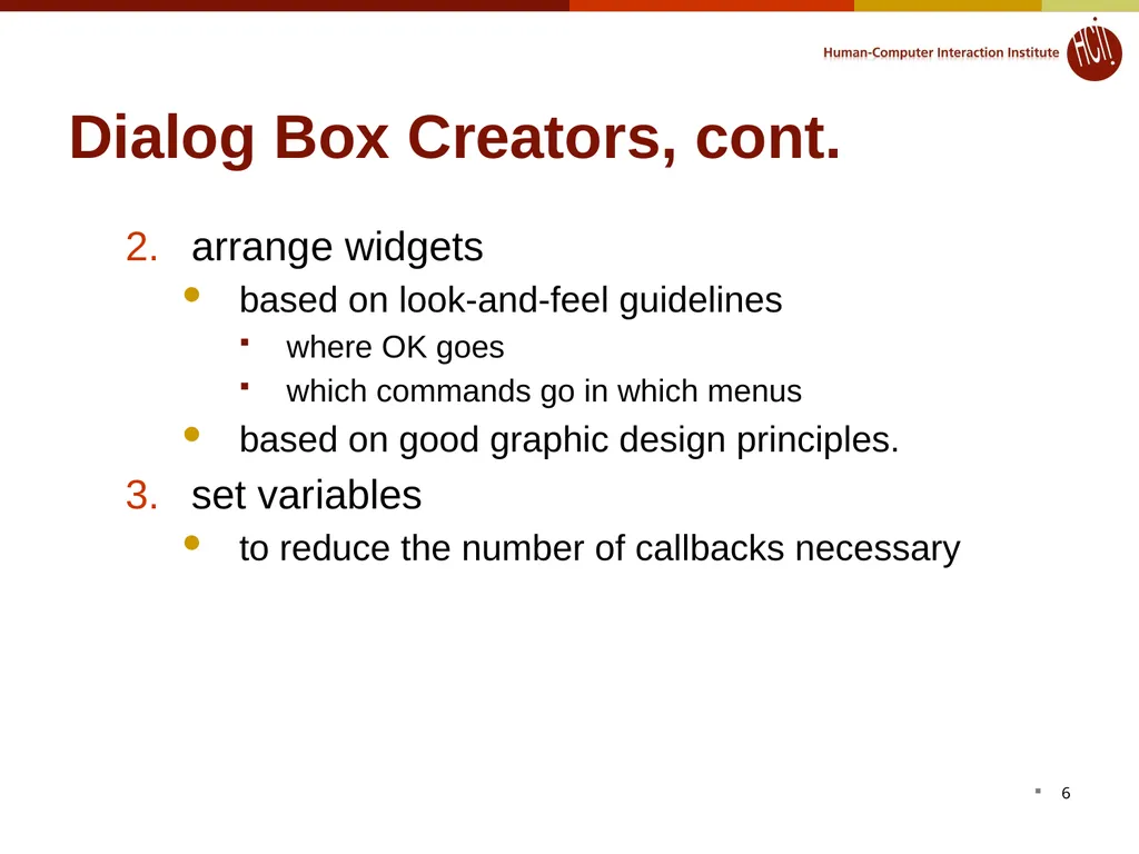Lecture 12: Model-based tools: Creating the UI - slide 6 of 33