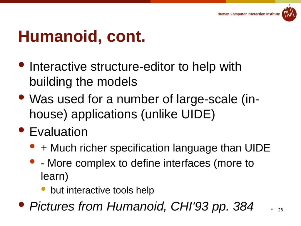 Lecture 12: Model-based tools: Creating the UI - slide 28 of 33