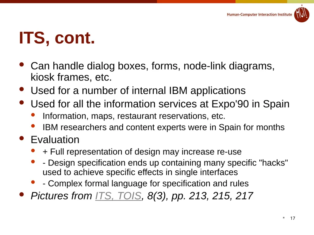 Lecture 12: Model-based tools: Creating the UI - slide 17 of 33