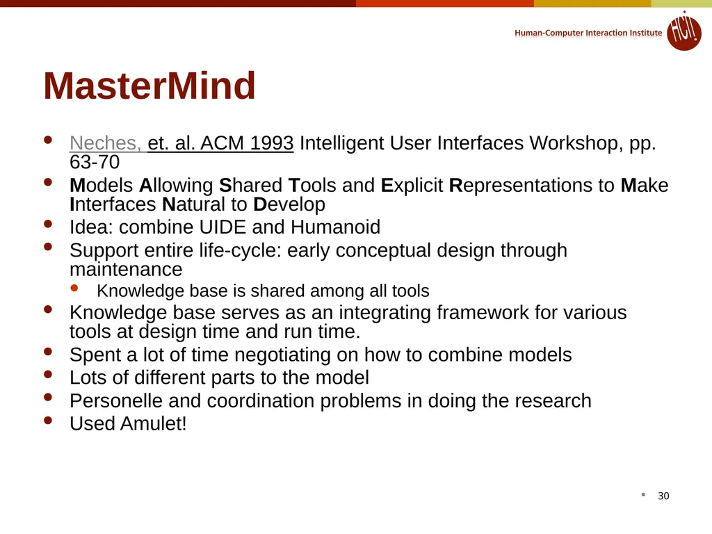 Lecture 12: Model-based tools: Creating the UI - slide 30 of 33