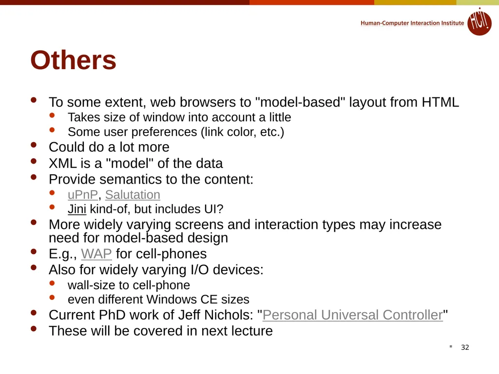 Lecture 12: Model-based tools: Creating the UI - slide 32 of 33