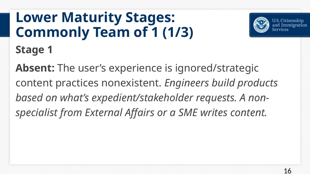 You Are The User: Recognizing Systemic Challenges - slide 16 of 48