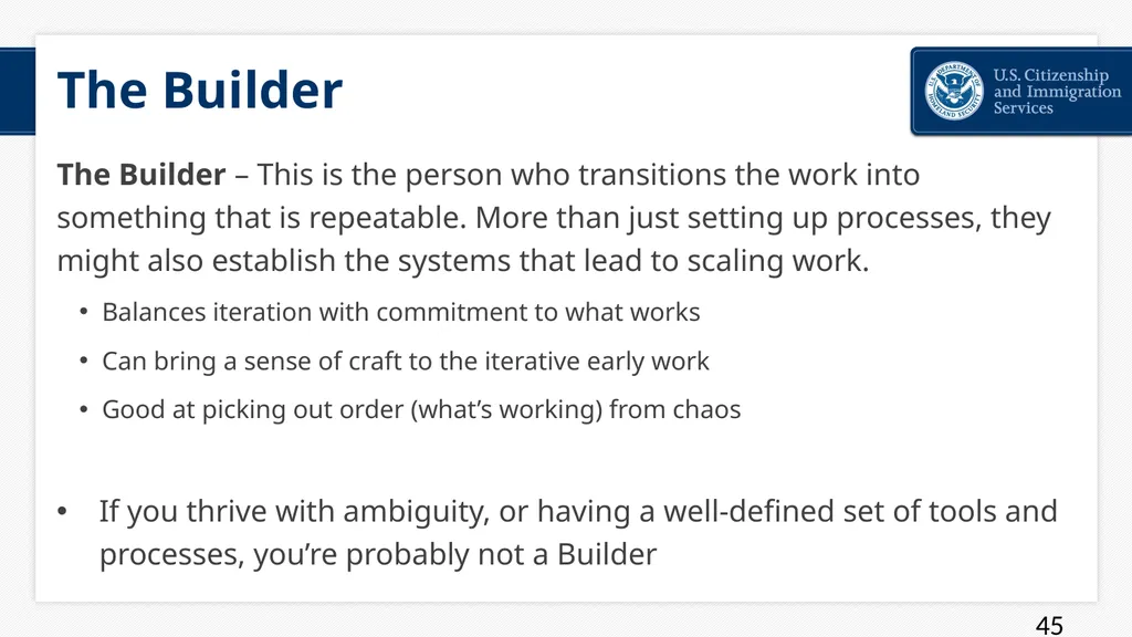 You Are The User: Recognizing Systemic Challenges - slide 45 of 48