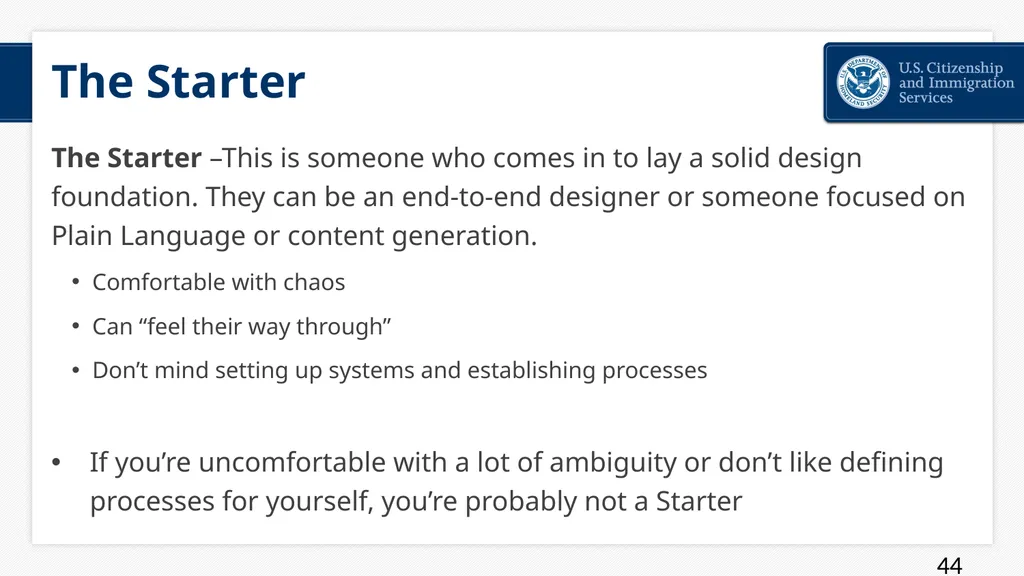 You Are The User: Recognizing Systemic Challenges - slide 44 of 48