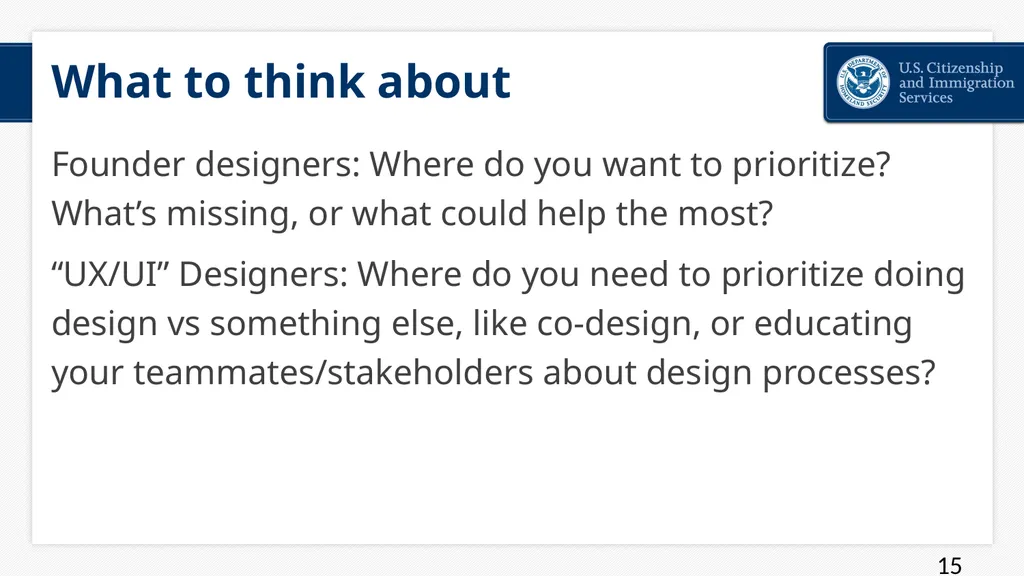 You Are The User: Recognizing Systemic Challenges - slide 15 of 48