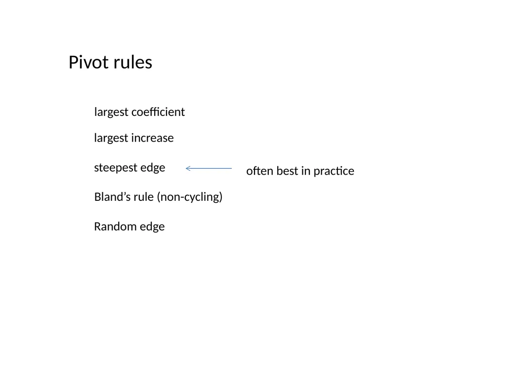 Simplex (quick recap) Replace all the inequality - slide 12 of 12
