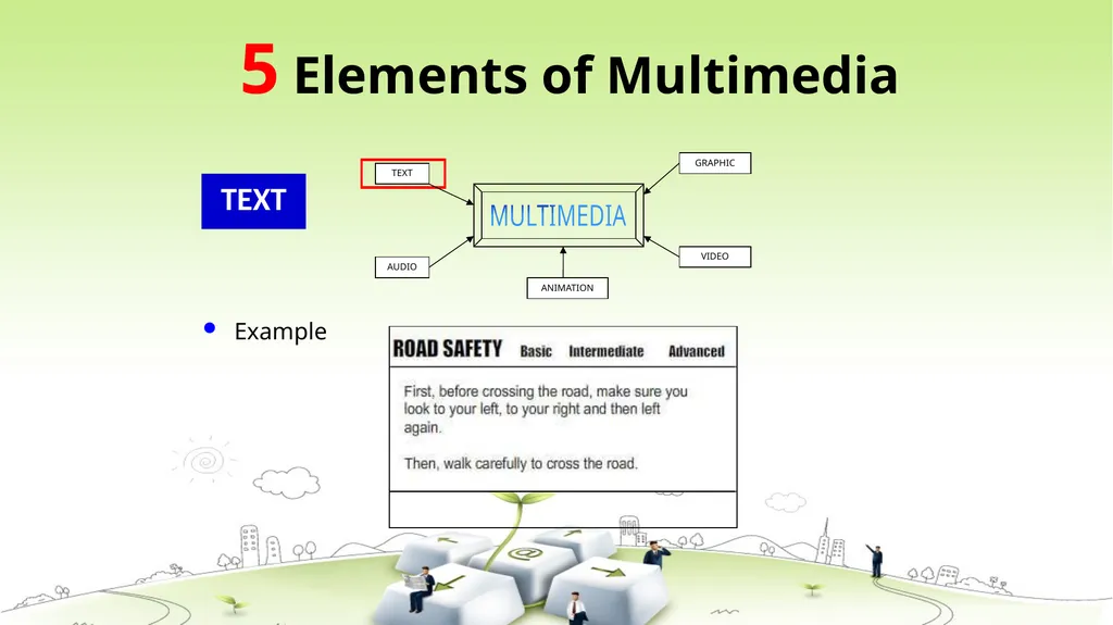 INTRODUCTION TO MULTIMEDIA What is Multimedia? - slide 5 of 23