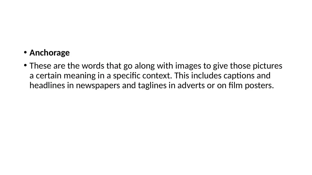 Representation: Media as text What is - slide 8 of 19