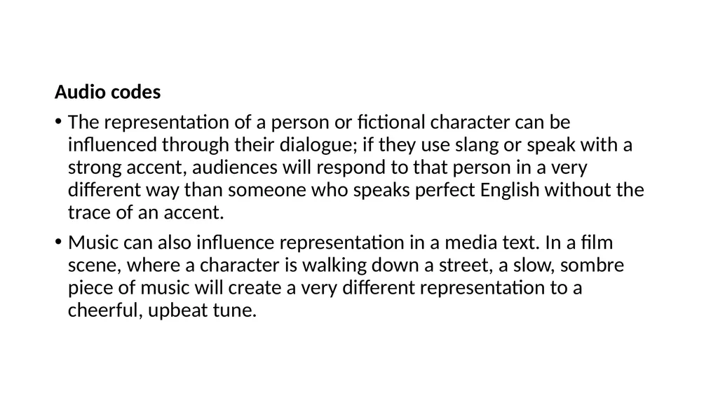 Representation: Media as text What is - slide 12 of 19