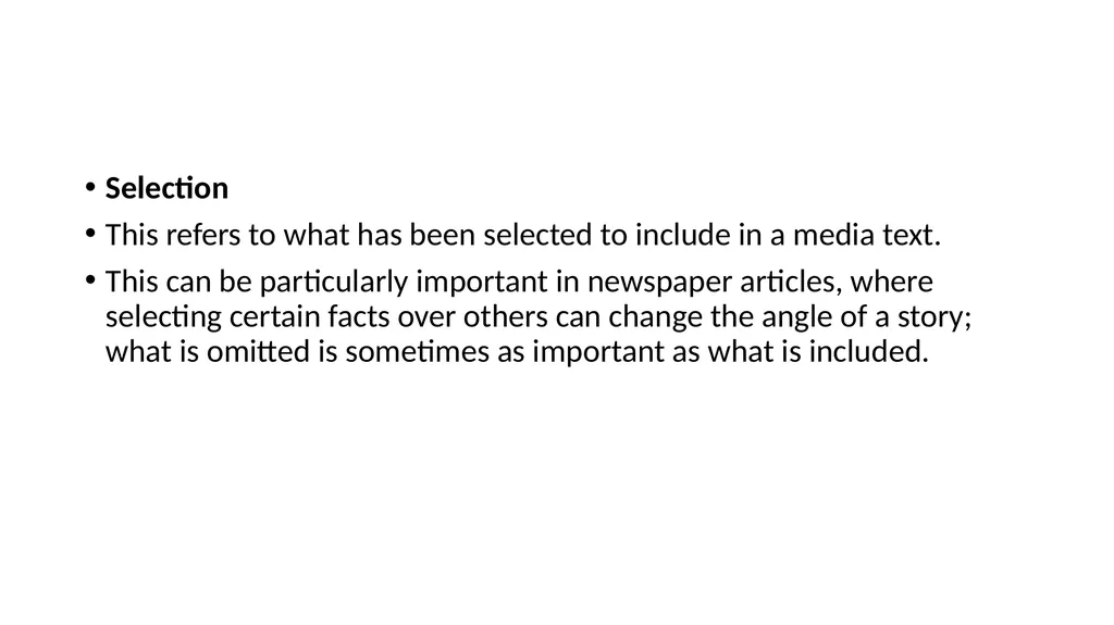 Representation: Media as text What is - slide 7 of 19
