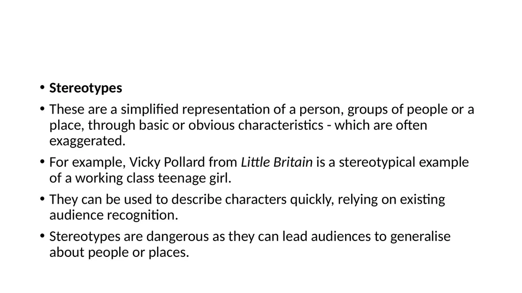 Representation: Media as text What is - slide 9 of 19