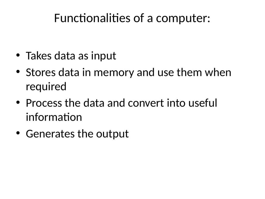 Fundamentals of Information Technology Chapter 1 - slide 4 of 38
