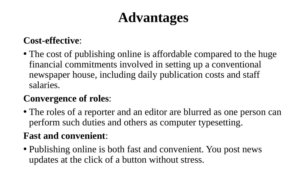 Online Journalism Lecture Introduction to Mass - slide 15 of 20