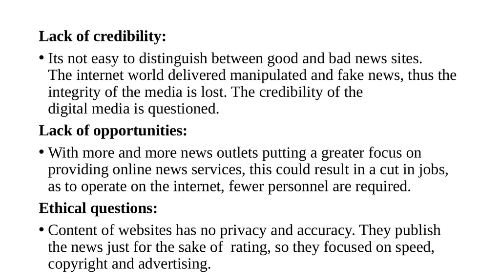 Online Journalism Lecture Introduction to Mass - slide 19 of 20