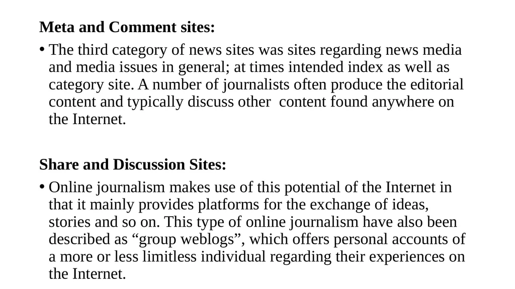 Online Journalism Lecture Introduction to Mass - slide 11 of 20