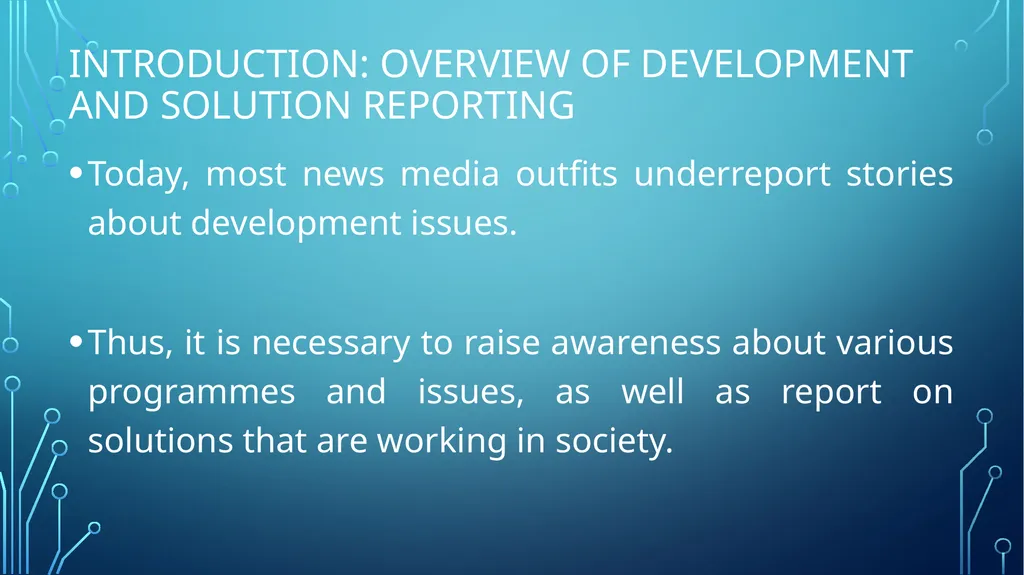 Development and Solution Reporting What you need - slide 2 of 30