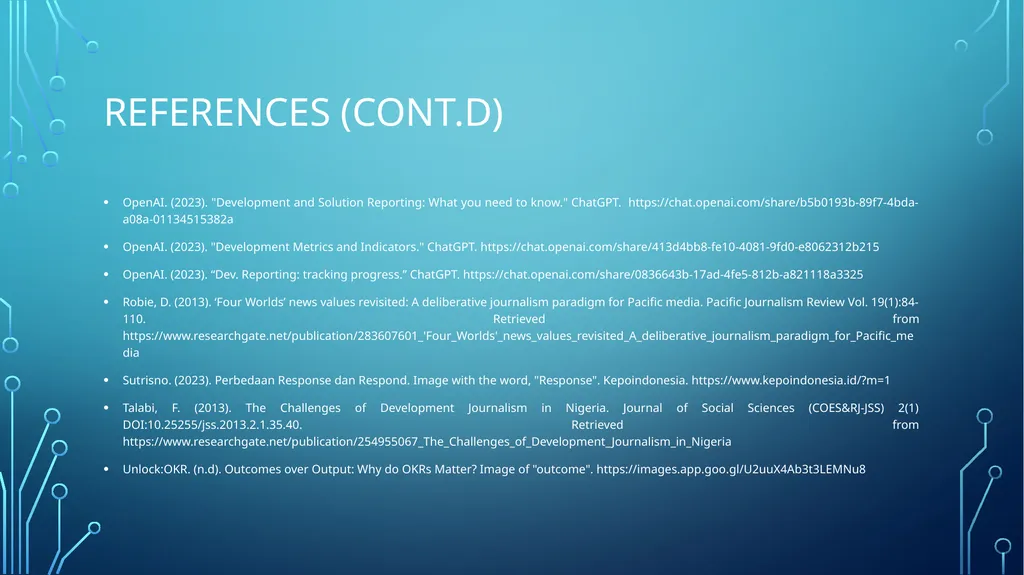 Development and Solution Reporting What you need - slide 30 of 30
