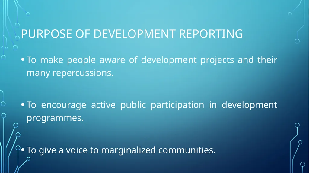 Development and Solution Reporting What you need - slide 6 of 30