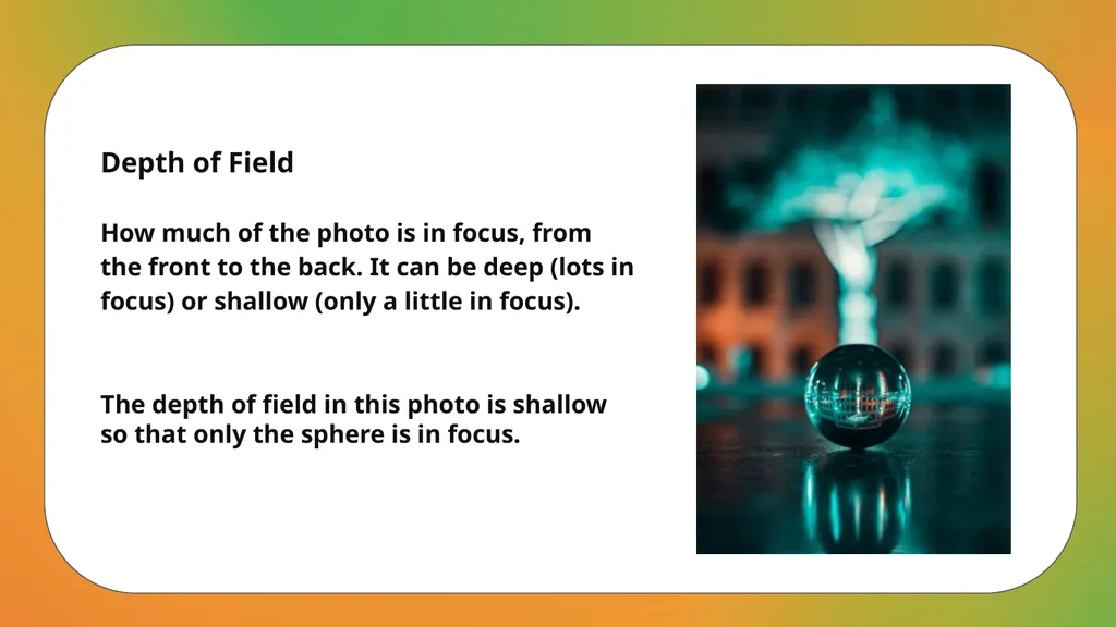 Curriculum links - Photography, Creative Arts, - slide 9 of 21