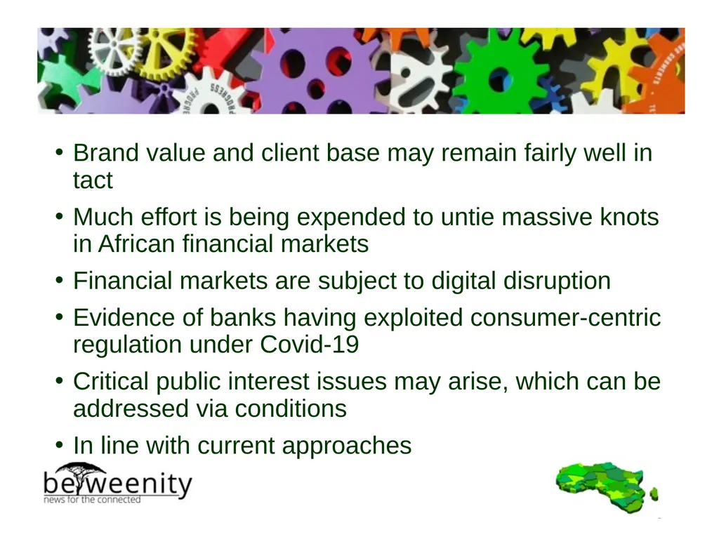 Standing Committee on Finance: Comments on - slide 8 of 22