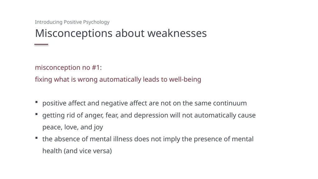 Introducing Positive Psychology PowerPoint - slide 10 of 19
