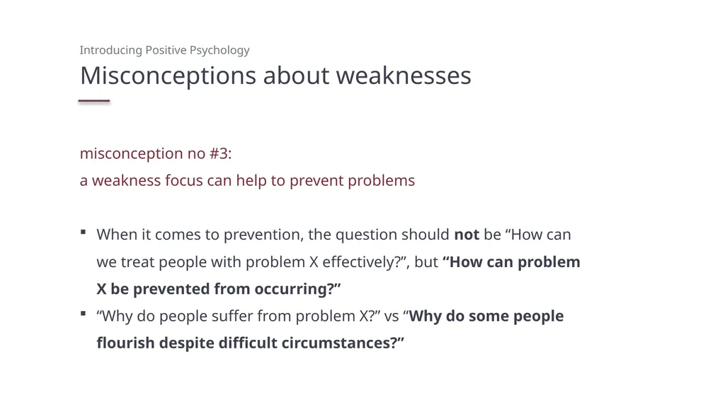 Introducing Positive Psychology PowerPoint - slide 13 of 19