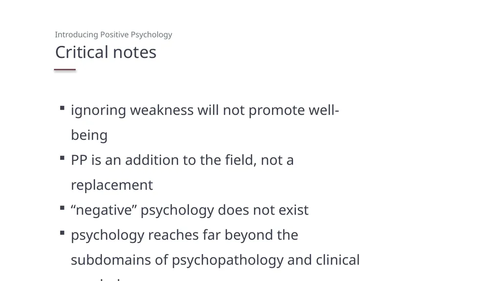 Introducing Positive Psychology PowerPoint - slide 18 of 19